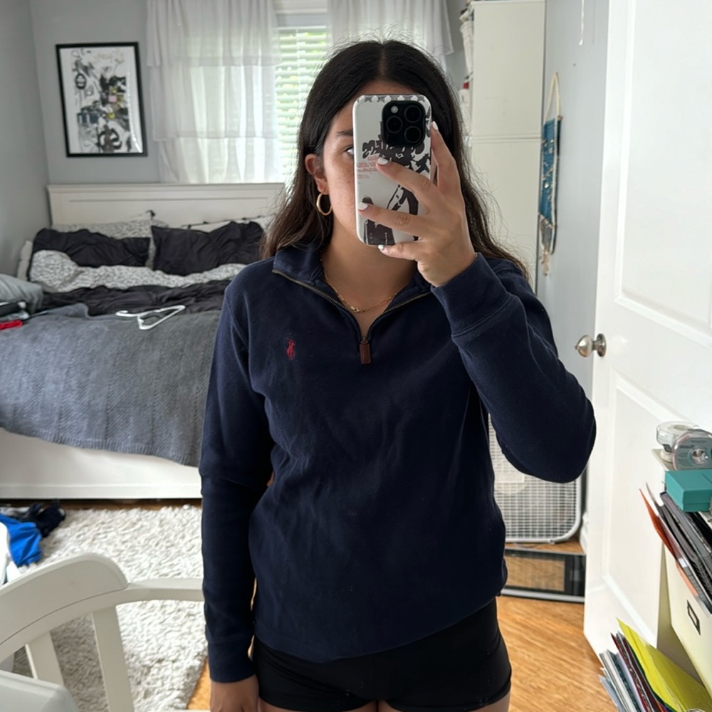 ralph lauren sweater quarter zip